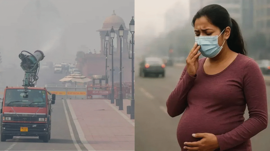 Pregnant women's health getting affected by Delhi pollution